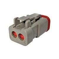 DEUTSCH - TE Connectivity DT06-2S-CE01 2-Way 2P DT PLUG, E SEAL END CAP