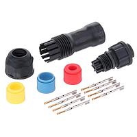 Amphenol LTW ABD-08BFFC-LL7AP0 Straight B Size Crimp Lock 8P F Conn