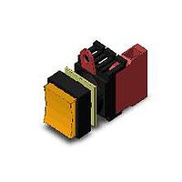 Omron Automation and Safety A22L-CY Pushbutton IL PB SQ YELLOW Projection