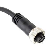 Bulgin PXPTPU78FBF05ACL050PUR Sensor Cables / Actuator Cables 5 Contacts 7/8" Flex Body Female 5m Cable