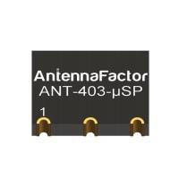 Linx Technologies - TE Connectivity ANT-403-USP-T Passive Antenna microSplatch Planar Antenna, 403MHz, SMD