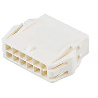 Molex 215922-0810 Plug Housing Versa Color Plug Housing Dual Row 8 Ckts Panel Mount GloWire Nat