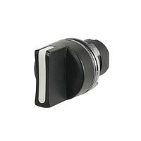 EAO 46-2828.1CV0.008 Knob Actuator, oe 22.3 mm, oe 29 mm, non illuminative, Black, short, round, Black, Plastic, Rest - Maintained, IP65, IK06