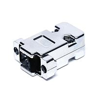 Amphenol CONEC 300X10109X Two Piece Backshell 9P PLASTIC HOOD W/ STRAIGHT CABLE EXIT