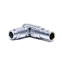 LEMO FPG.0B.302.CLAD52Z Plugs 90 deg Elbow plug w/cable collet