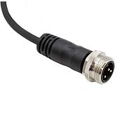 Bulgin PXPTPU78FIM03ACL010PUR Sensor Cables / Actuator Cables 3 Contacts 7/8" Inline Body Male 1m Cable