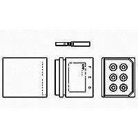 AMP Connectors - TE Connectivity 867483-1 Standard Circular Connector 6 PIN SUB MIN RECEPTACLE KIT