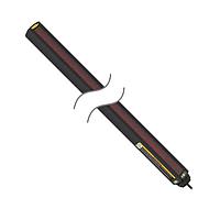 Banner Engineering MAHR6A Receivers High-Res. MINI-ARRAY Receiver: 163 mm (6.4 in); Beam Spacing: 2.5 mm (0.1 in); Total Beams = 64; System Range (matching emitter sold separately) = 0.4-1.8 m; System Requires 2 Quick-Disconnect Cables