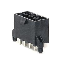 Molex 46207-0008 Shrouded MINIFIT RTC HDR 8P DR V TIN .062
