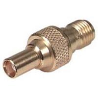 HUBER+SUHNER 31_MCX-SMA-50-1/111_NE RF Adapters - Between Series MCX jack(f) to SMA jack(f)