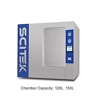 Scitek ST-BH120PV Horizontal Pulse Vacuum Sterilizer with Sliding Door, 120L