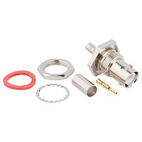 Amphenol RF 112505RP Connectors BNC BLKHD CRIMP JACK RG223/142/400 REVPO