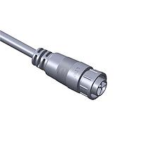 Amphenol LTW PWC-03AFMM-LL7E03 Specialized Cables Power, PWC, Plastic, 20A, 03 pins, Female Connector, Male Contact, Straight, 2 Points Lock, Overmolded, Length 3000mm, IP67