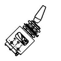 Honeywell 23AT113-H58-C02 Toggle Switches Toggle SW DPDT 2POS H58 TERM Tab Lever