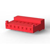 AMP Connectors - TE Connectivity 3-644463-7 Receptacle Housing 7P CONN ASSY 22 AWG RED