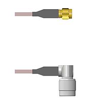 Amphenol Custom Cable Q-3F04X000H009i RF Cable Assemblies SMA-SP/TNC-RP G142 9I