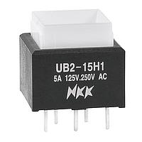 NKK Switches UB215SKW035F Pushbutton Switches SPDT ON(ON) GRN LED PC BODY ONLY 6A