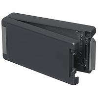 BOPLA 00125224 Enclosures for Industrial Automation ENCLOSURE, BOCUBE ALU, 259 X 128 X 60MM, GR GRAY, HINGED LID, MEM, ALUMINUM, BA 241306 F-7024