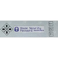 Matrix Orbital BLK202A-S-USB-GW PC Bay Inserts, LCD Characters L.Blu Txt G/W B/G Key w/ Slvr Bkt