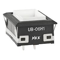 NKK Switches UB06KW016B Panel Mount Indicators / Switch Indicators RECT W/BARRIER SOLDR WHITE LED BODY ONLY