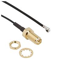 Amphenol RF 336314-14-0200 RF Cable Assemblies SMA RP BH Jk-AMC Plg 1.37mm cable, 200 m