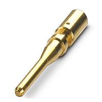 PHOENIX CONTACT 1029389 Contacts Crimp contact   contact diameter: 1.5 mm   turned   Pin   contact material: CuZn   contact surface: Ni/Au   connection cross section: 2.5 mm ... 2.5 mm  AWG 14 ... 14   for the PE or functional ground connection