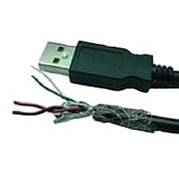 Amphenol Socapex USB2AA800PUHFFR USB 2.0 8.0M Cordset USB 2.0 Plug Overmold