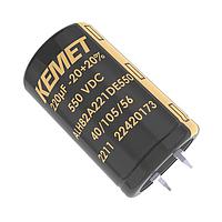 KEMET ALH82A221DE550 Snap-In Aluminum Electrolytic Capacitor 550Vol 220 uF 105C