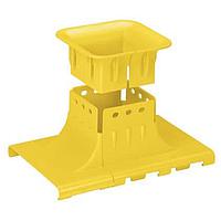 Panduit FRUPS6X4YL Fitting, Vertical Spill-Over Fitting, Up Spout, 6" x 4" (150mm x 100m