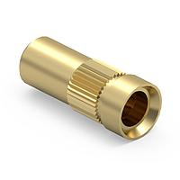 Mill-Max 5834-0-15-15-23-27-10-0 Press-Fit 10u AU OVER NI 23 CON