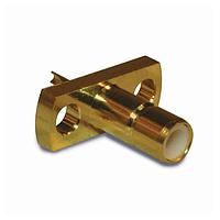 Amphenol RF 142166 Connectors SMB STRAIGHT JACK 2 HOLE FLANGE
