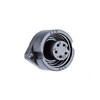 Amphenol LTW PWF-04PFFS-SC7001 Straight 4P SOCKET RECEPTACLE 12A PANEL MOUNT IP67