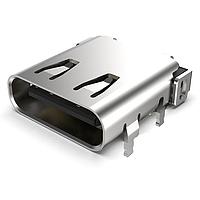GCT (Global Connector Technology) USB4056-03-A PCB Top Mount Hybrid USB C 3.2 Rec, Horz, Hybrid PCB Top Mount, T+R