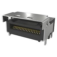 Amphenol Commercial Products G97R21312HR PCI Express / PCI Connectors MCIO,R/A,85OHM,38P,30U,1.5MM