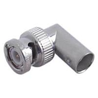 HUBER+SUHNER 53_BNC-75-0-1/133_NE RF Adapters - In Series BNC plug(m) to BNC jack(f) right angle