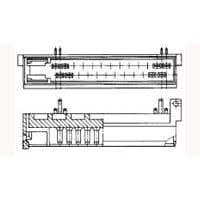 AMP Connectors - TE Connectivity 826195-1 Headers 25P MESSERLEISTE