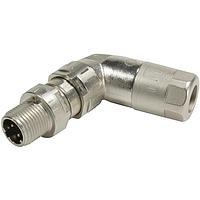 HARTING 21038213805 Right Angle M12 slim angled male A-cod 8-pol