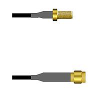 Amphenol Custom Cable Q-2V0680003036i RF Cable Assemblies SMA-SJ/SMA-SP G174 36I