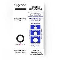 SpotSee 27184 Temperature Sensor Modules Cold Chain Complete 2 - 8C / 36 - 46F (Freeze Safe / WarmMark) - single window 8 hr
