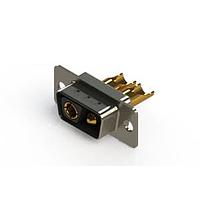 EDAC 627-2WK2222-4T1 Mixed Contact D-Sub Connectors Vertical Combo Dsub