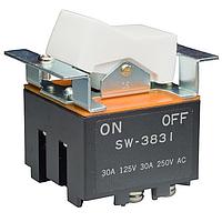 NKK Switches SW3831 Rocker Switches 3PST ON-NONE-OFF 30A