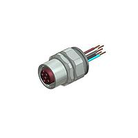 Amphenol CONEC 43-01127 Connectors FML SKT M12X1 W/WIRE FRT MT REPSTN HT