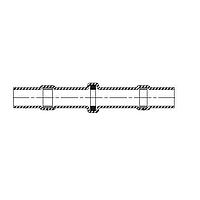 Raychem - TE Connectivity B-155-9002 Solder Sleeve Shield Terminator HS-SOLDER SLEEVE 2.7MM RED W/O LEADS