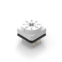 Wurth Elektronik 428527520909 Rotary Switches WS-ROSV Rot Swi IP67 8Pos Hor Ivory