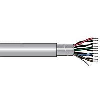 Alpha Wire 2213C SL005 Communication and Control 22 AWG, 3 Pair Communication Cable, Shielded, 100 ft  - Slate