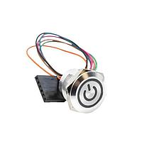 E-Switch CS4M2FP Anti-Vandal Switches ANTI-VANDAL, 1A 24VDC, SPST Off-(On), Panel Mount, Front Wire Leads 150mm w/ Connector