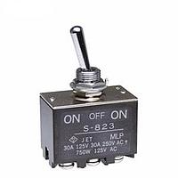 NKK Switches S823 High capacity standard size toggles DPDT ON-OFF-ON HIGH SCREW LUG