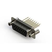 EDAC 627-M15-623-LT4 D-Sub Connectors - Standard Density Vertical Machined D-Sub Connectors