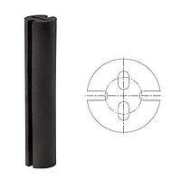 BIVAR ELM 3-1.500 LED Mounts, Self-Retaining LED Mount, Self Retaining, Vertical, 1.500 in., 5 mm LED, 3 Lead, Round, Extruded PVC, Black