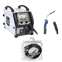 GYS NEOPULSE 220C A1 STEEL PACK MMA, Pulse MIG-MAG Welding Machine Set (1ph; 230V; 10-220A; Torch GRIP steel)